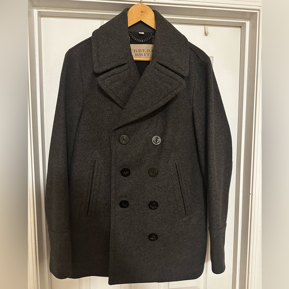 Burberry Eckford Double-breasted Peacoat - Men’s - Size M